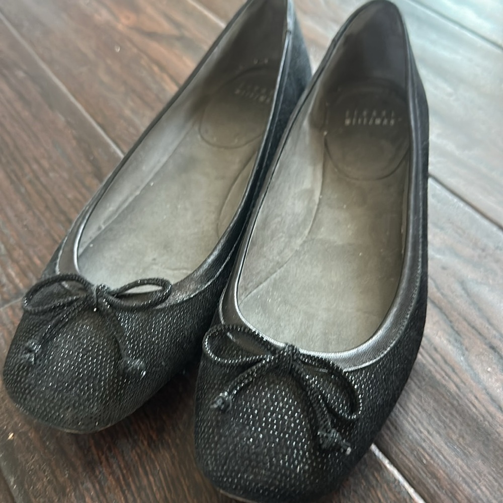 Stuart Weitzman Arabella Ballet Flat metallic